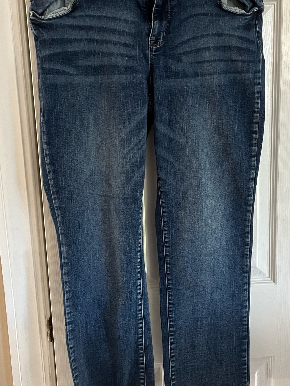 Classic Dark Blue Women's capri Jeans